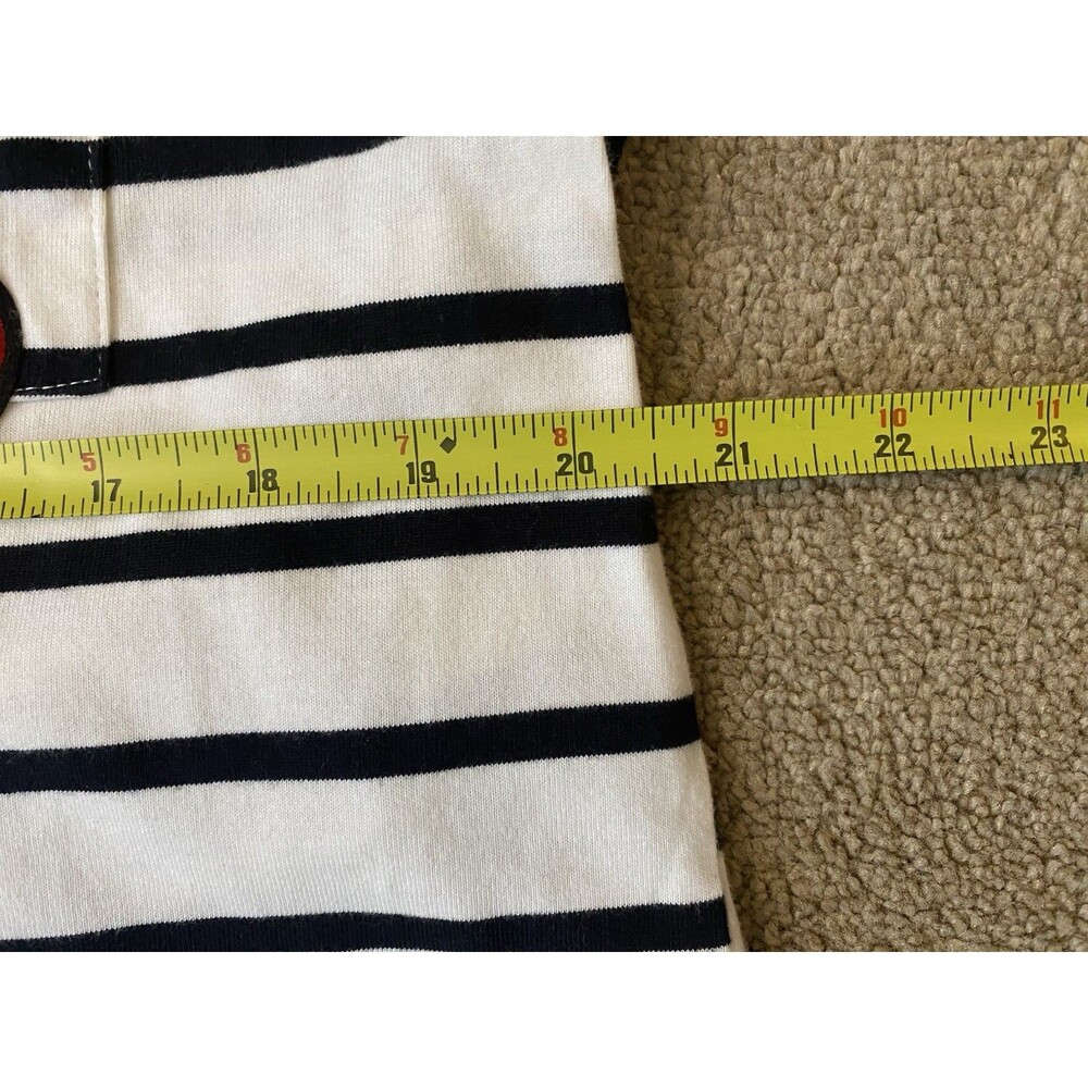Madden Girl Striped Long-Sleeve Crop Top Sequin Cherry Patch Y2K Style Size XL - Picture 8 of 10